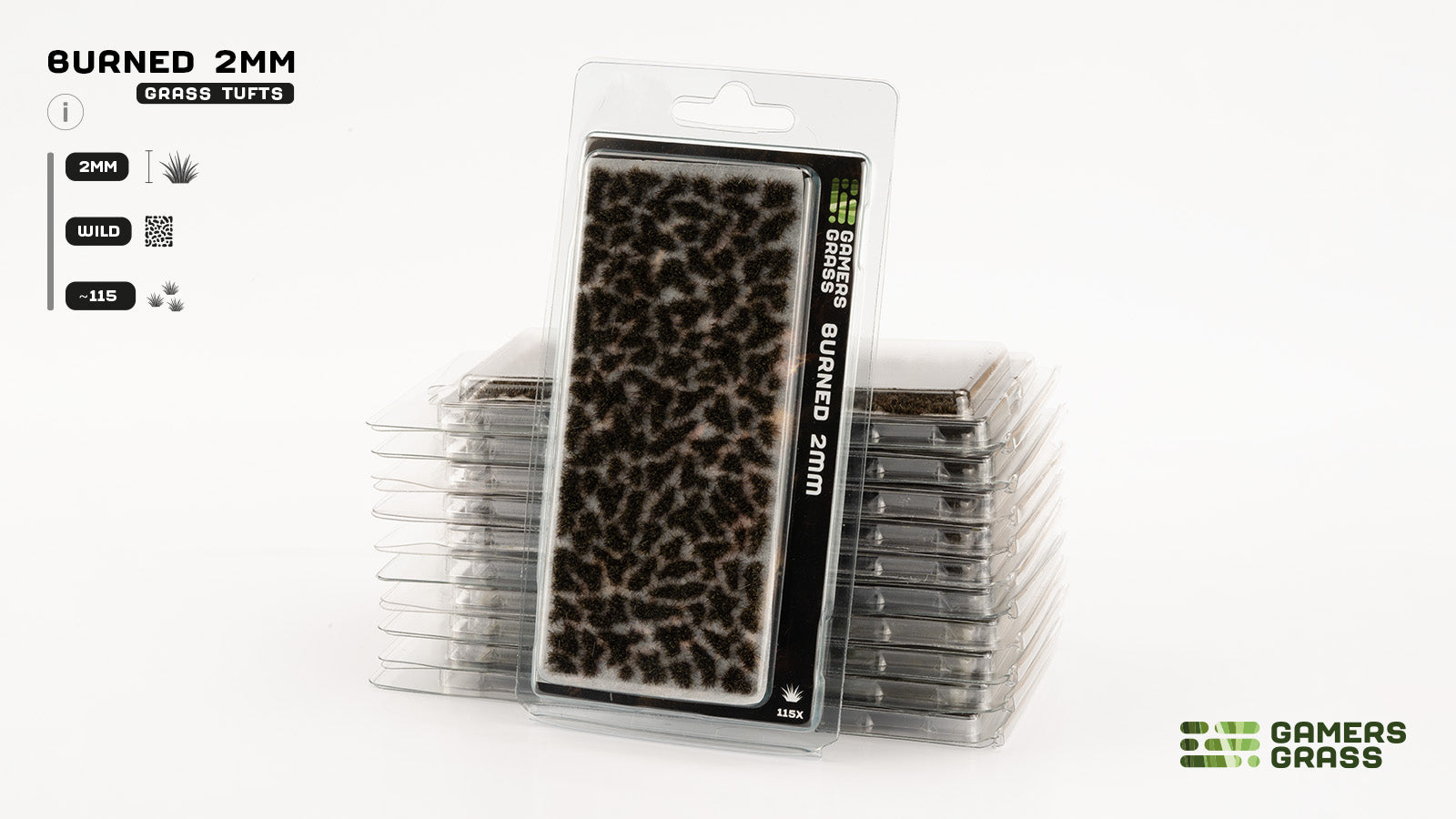 Gamers Grass Burned 2mm Tuft