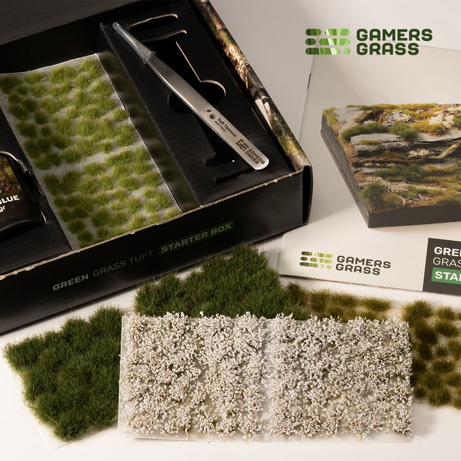 Gamers Grass Tuft Starter Boxes - Green Grass