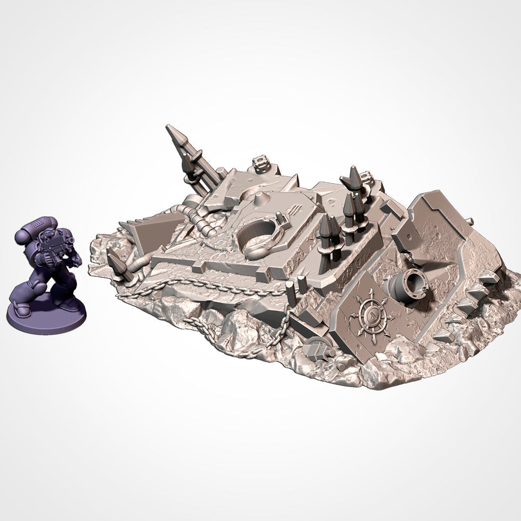 Txarli Factory - Infernal Tank Destroyed
