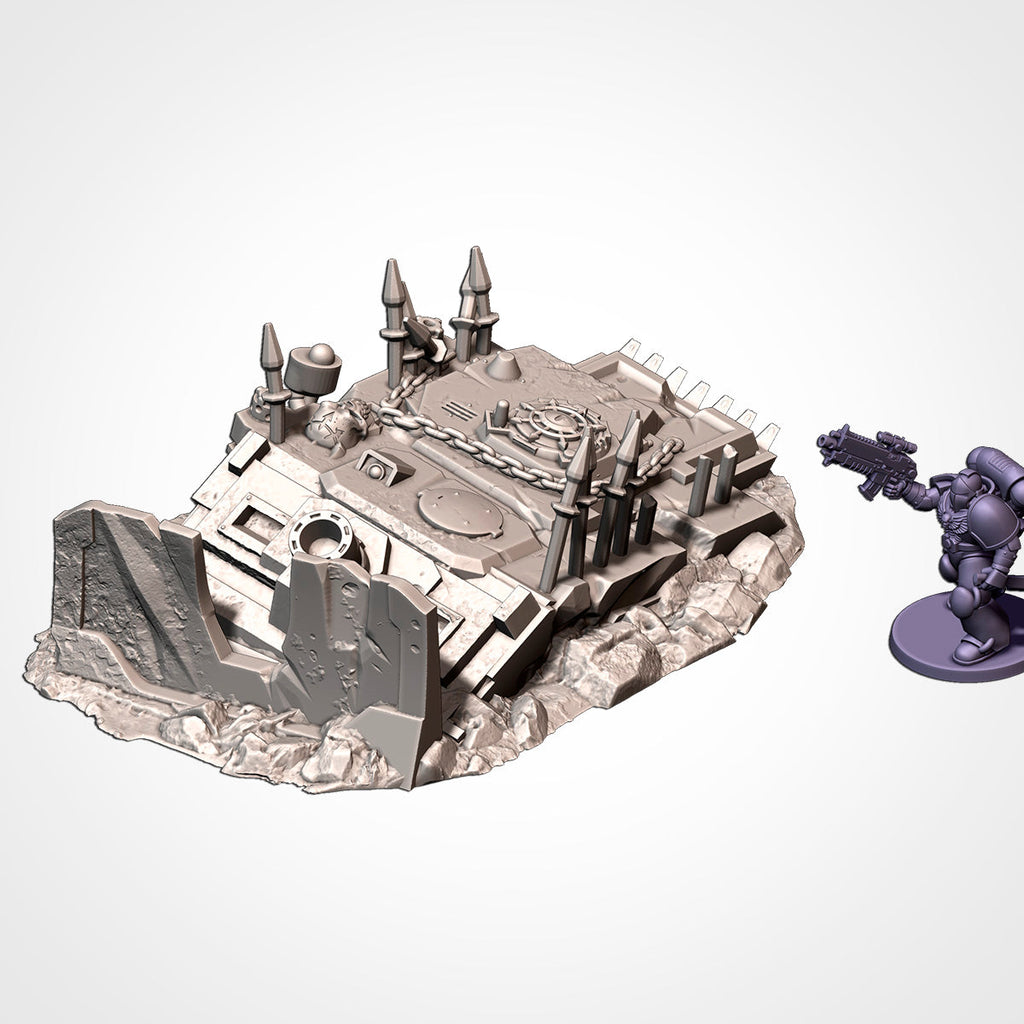 Txarli Factory - Infernal Tank Destroyed