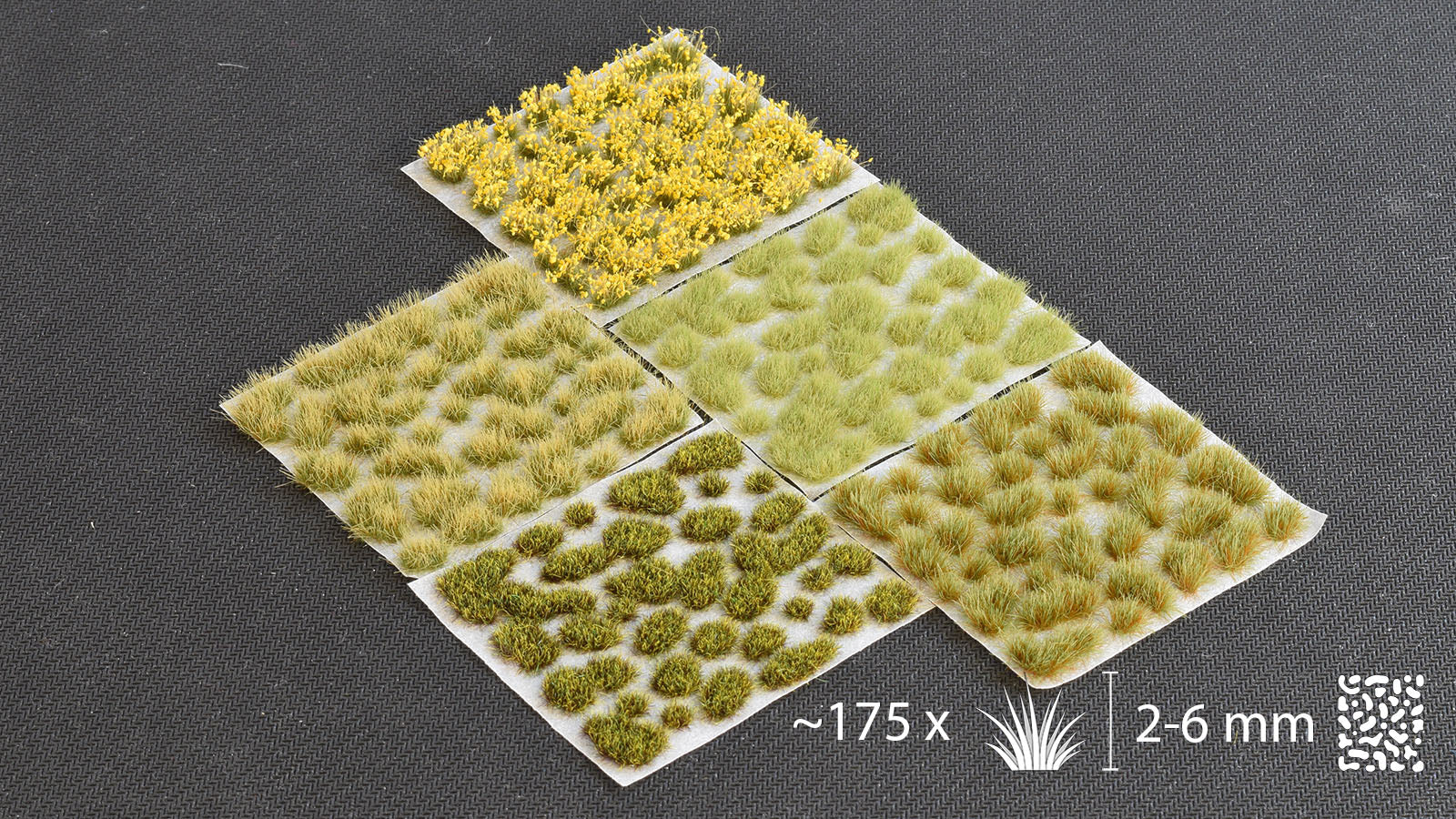 Gamers Grass Highland Tuft Set - Wild