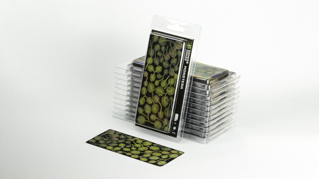 Gamers Grass Static Tuft Laser Plants - Monstera