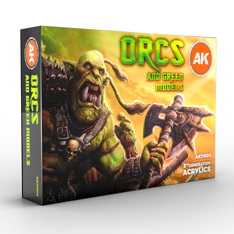 AK Interactive 3G Orcs And Green Creatures Set