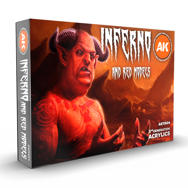 AK Interactive 3G Inferno and Red Creatures Set