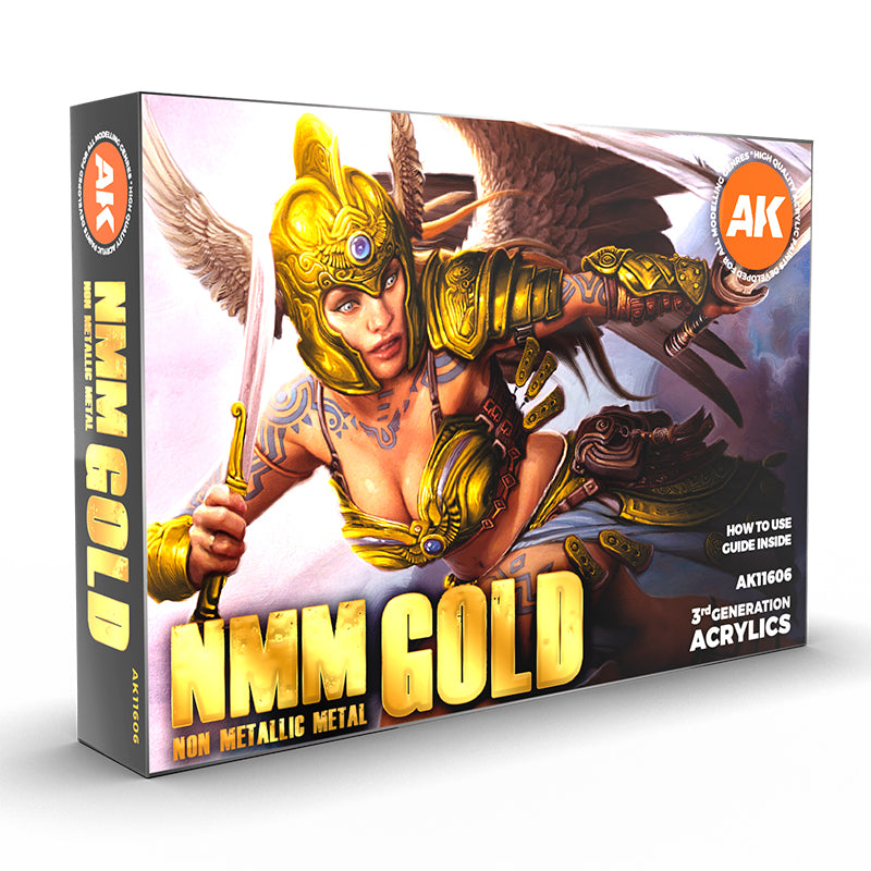 AK Interactive 3G Non Metallic Metal - Gold Set