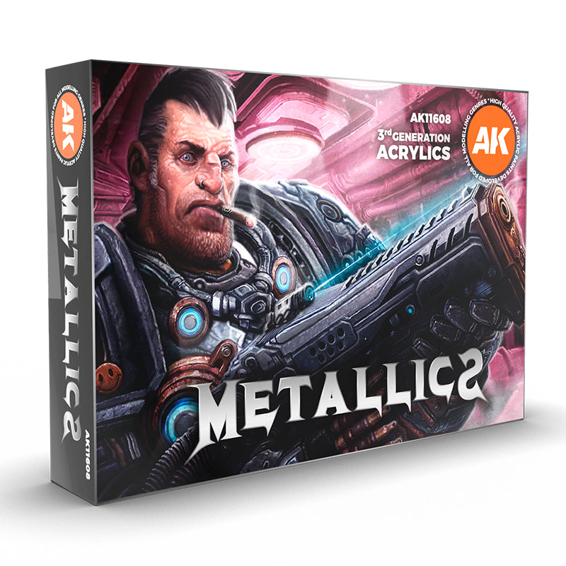 AK Interactive 3G Metallics Set