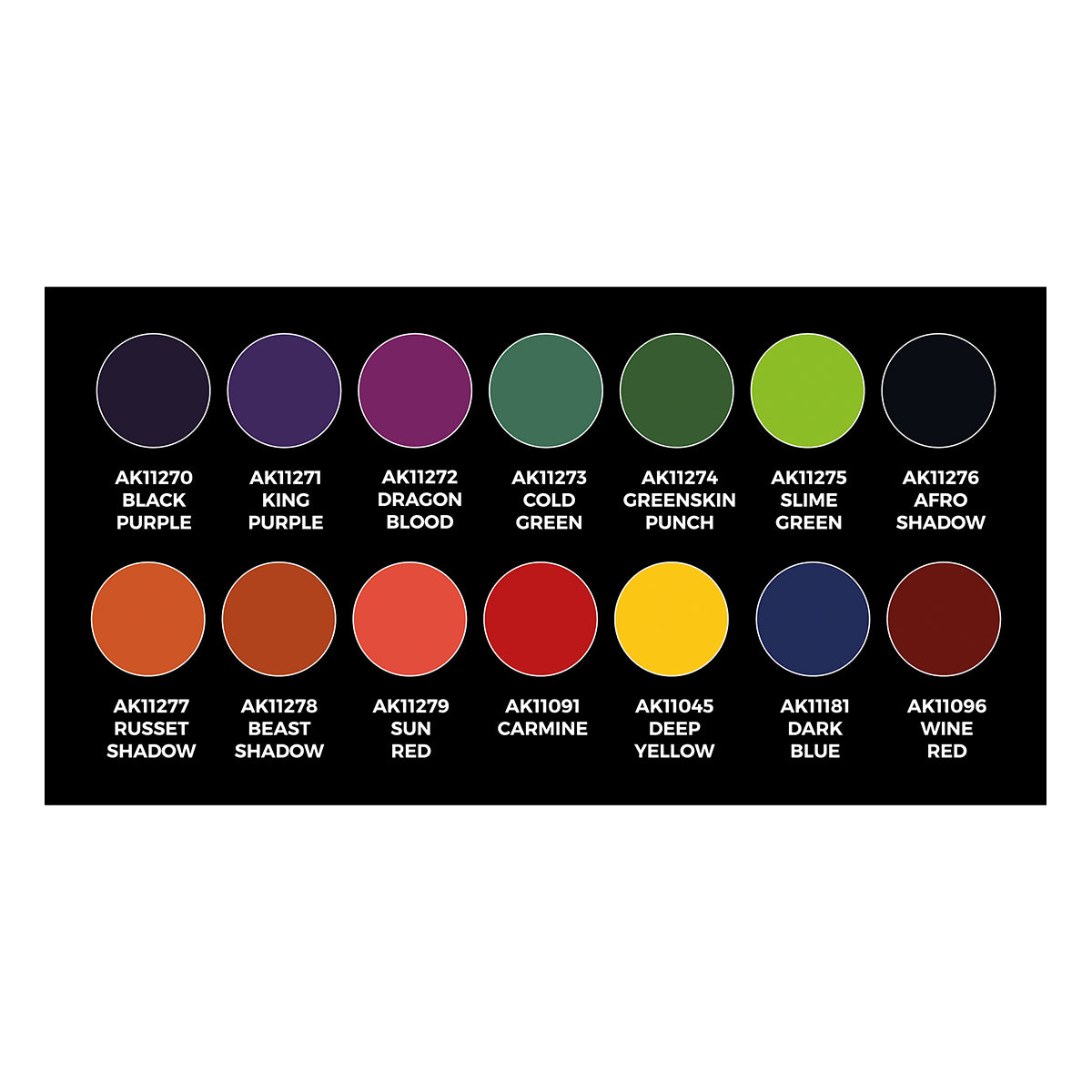 AK Interactive 3G High Pigmentation Set - 14 Colors
