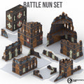 11th Edition Foldable terrain - Battle Nun Set