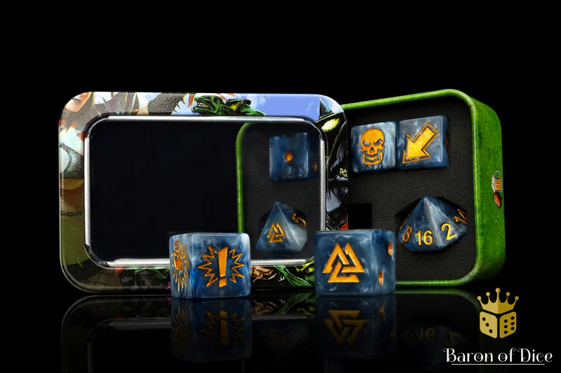 Baron of Dice - Hydra - Serpent Blue