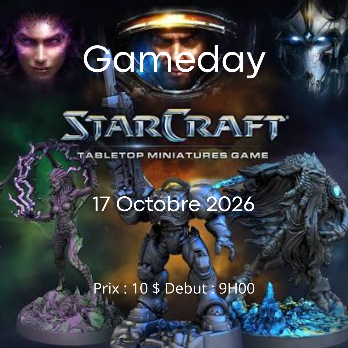 Gameday Starcraft  Tabletop Miniatures Game