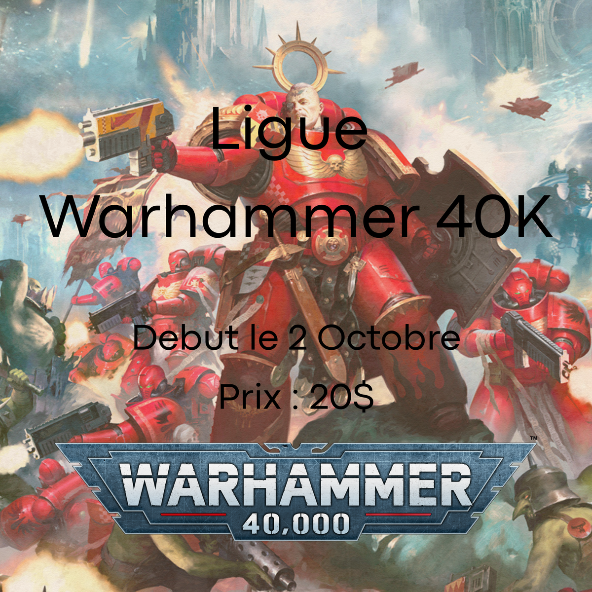Ligue Warhammer 40000 Automne 2026