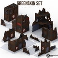 11th Edition Foldable terrain - Greenskin Set