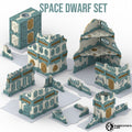 11th Edition Foldable terrain - Space Dwarf Set