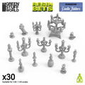 Greenstuff World: Candle holders 1:48-1:35