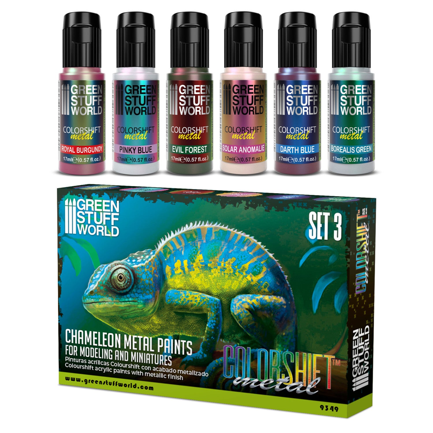 Greenstuff World: Chameleon Acrylic Paint Set 3