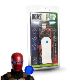 Greenstuff World: Flexible led eyes for mask - Blue