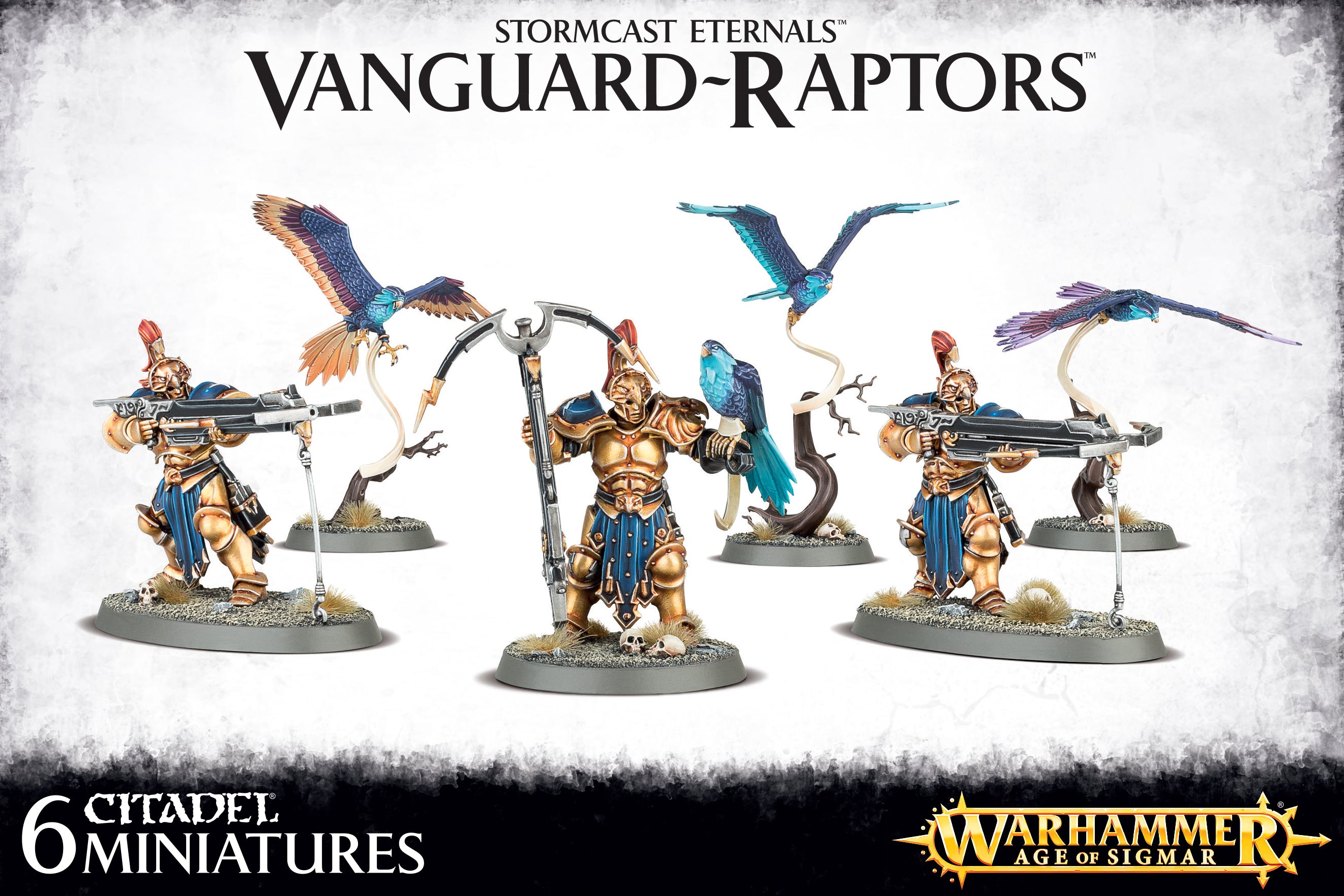 Stormcast Eternals: Vanguard-Raptors With Longstrike Crossbows & Aetherwings