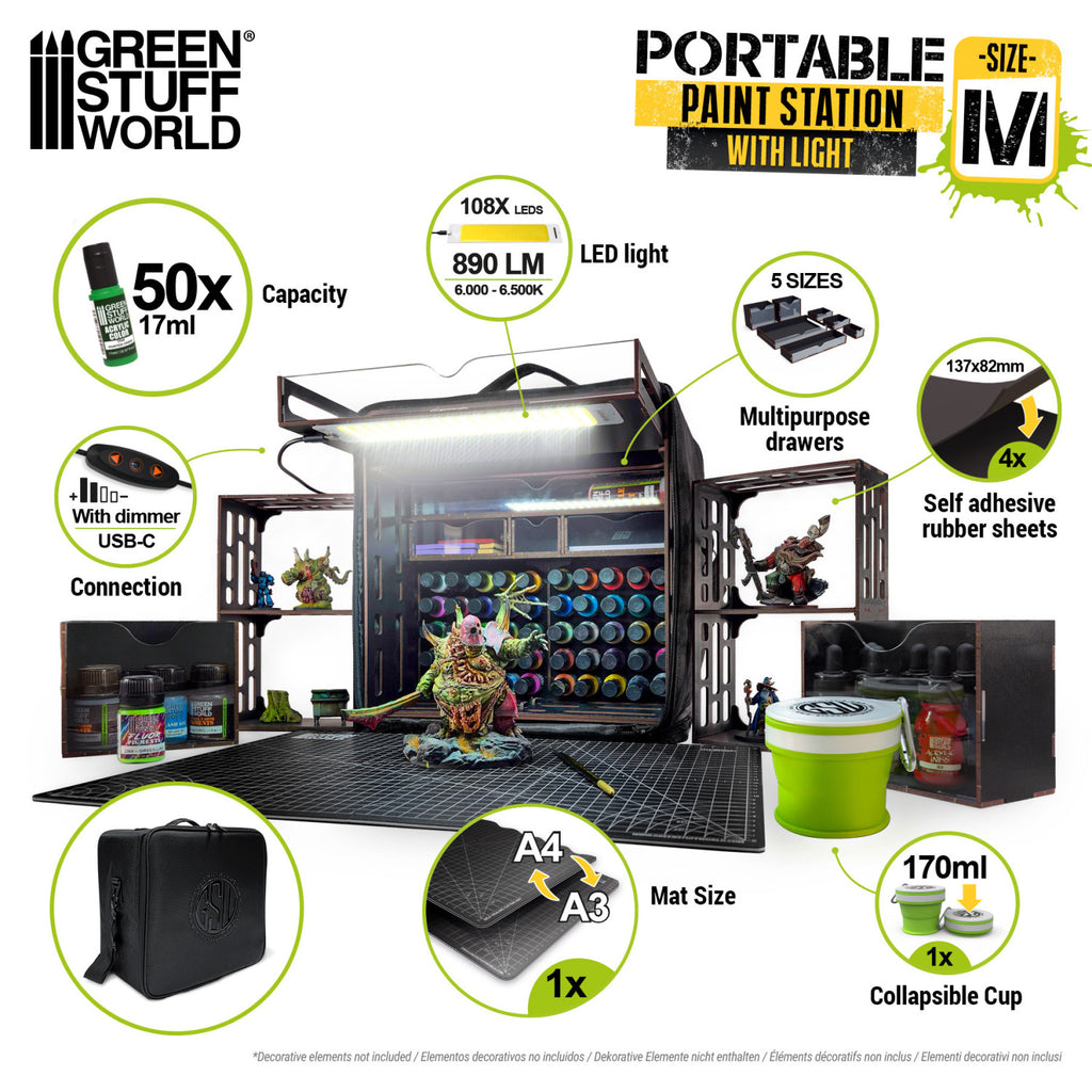 Greenstuff World: Miniature Portable Paint Station
