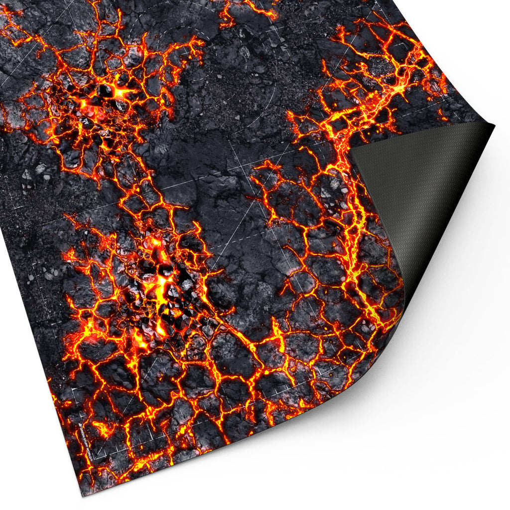 Greenstuff World: Neoprene Mat 44x60" Flamecoil Path with deployment lines