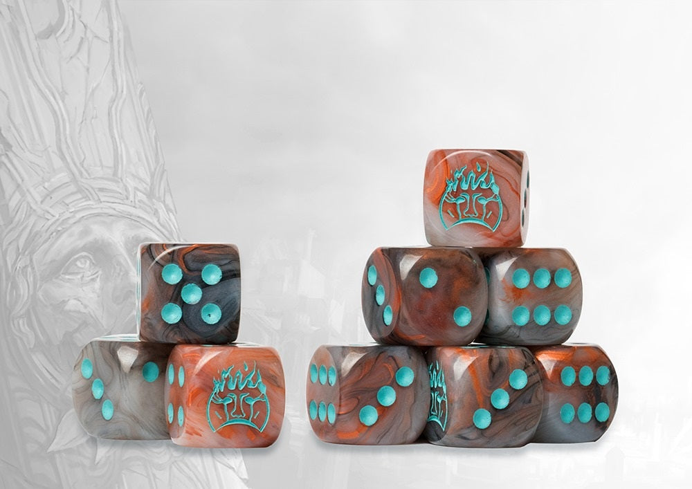Old Dominion: Earthen Marbled Dice