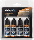 Vallejo: True Metallic Metal Imperial Gold Paint Set