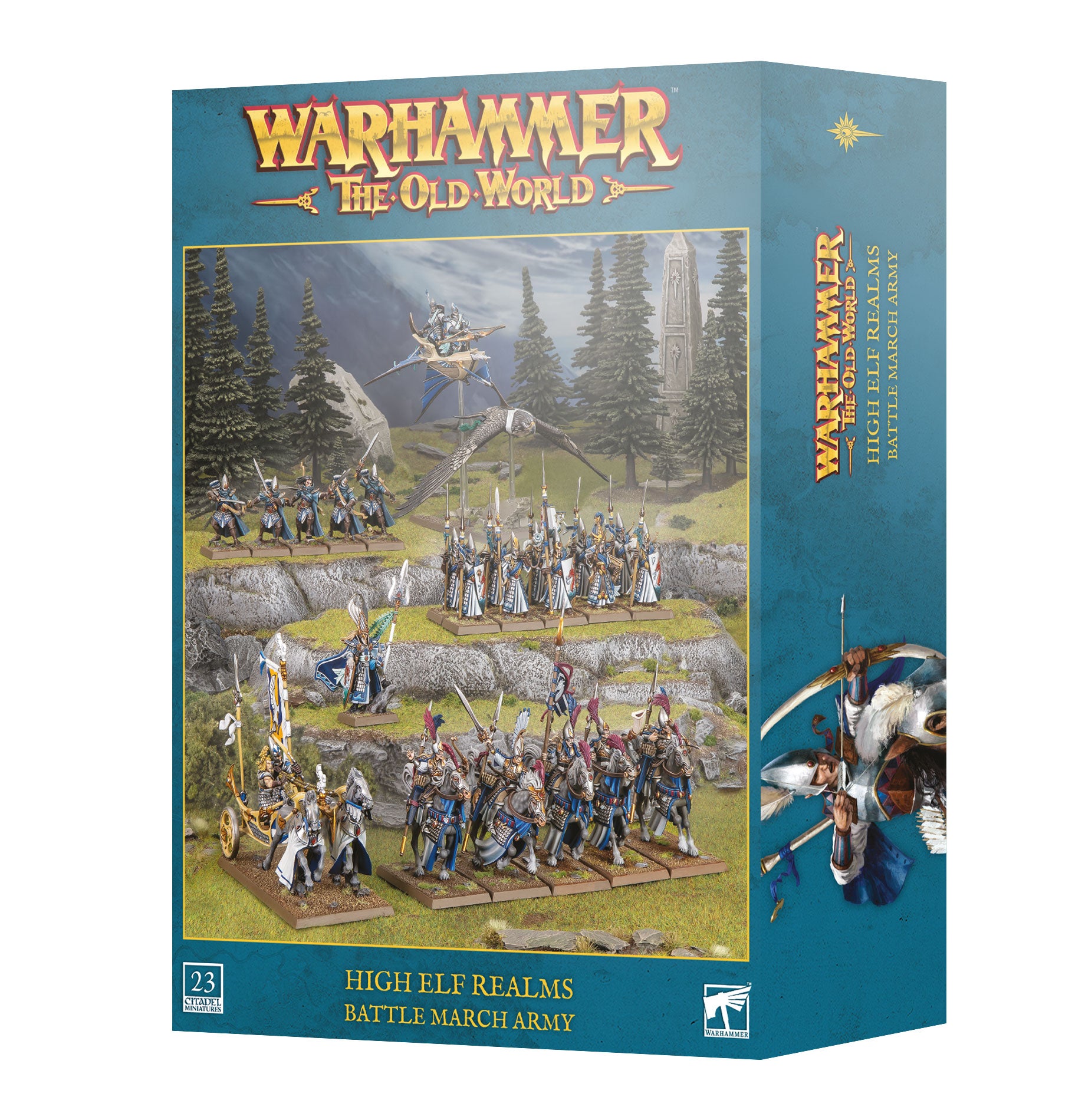 The Old World – Battle March Army boxes: High Elf Realms