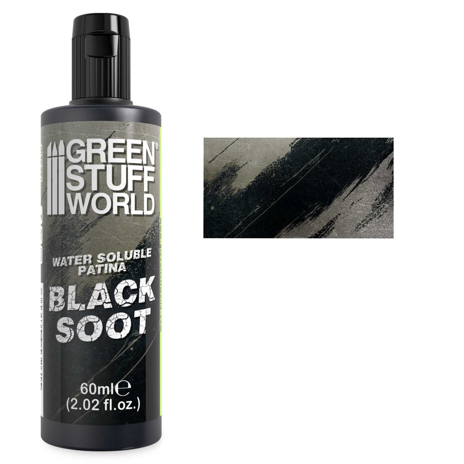 Greenstuff World: Water soluble patina BLACK SOOT 60ml