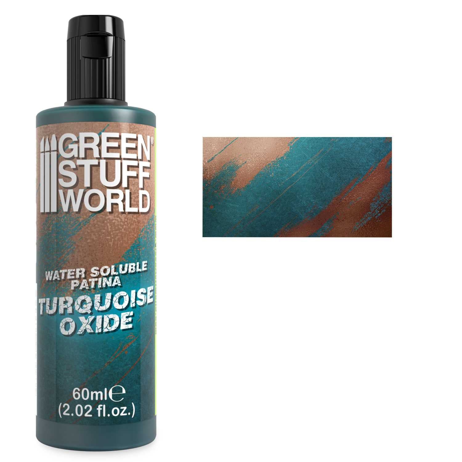 Greenstuff World: Water soluble patina TURQUOISE OXIDE 60ml